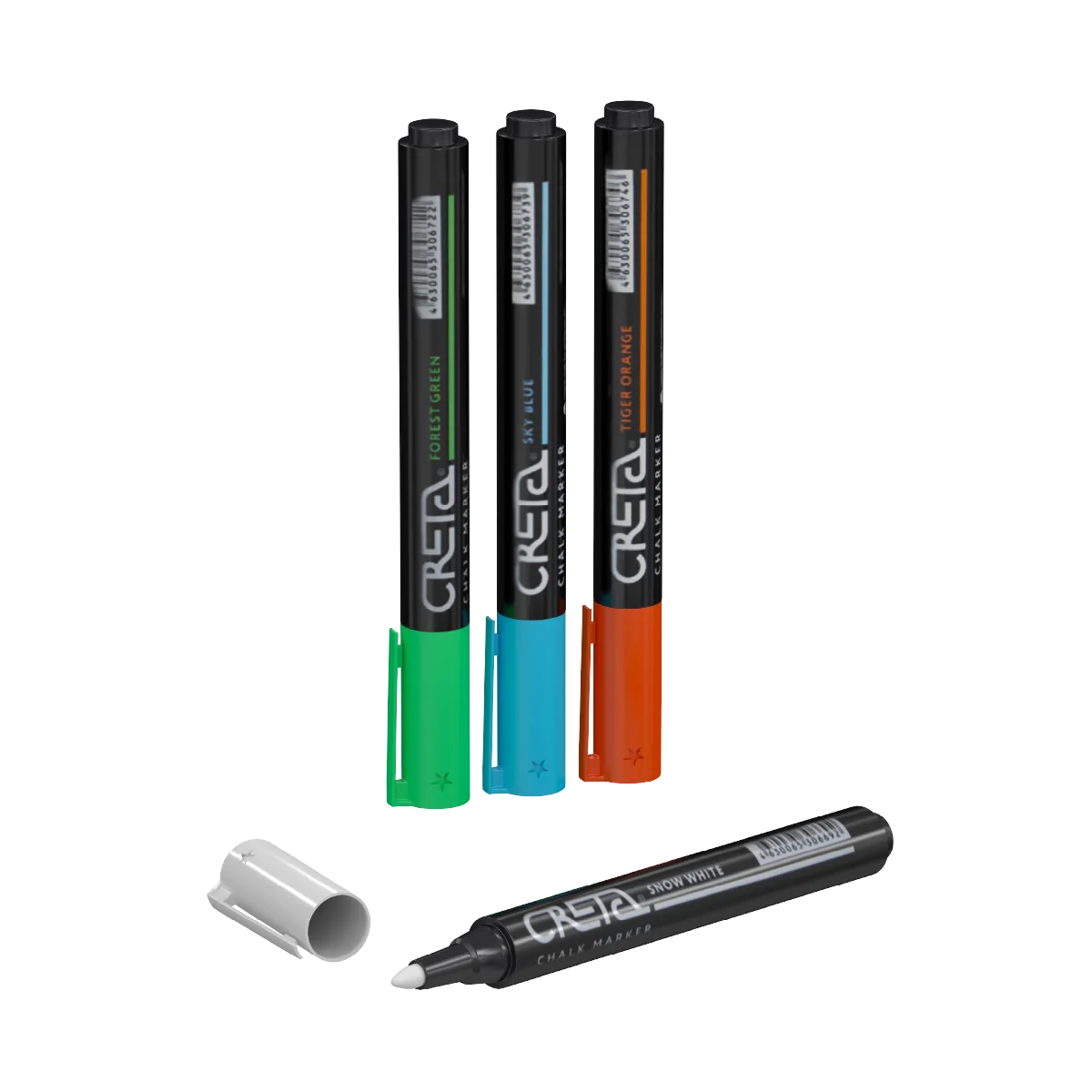 CRETA COLOUR MIX, 4 rangdagi bo‘r markerlari to‘plami — 2-surat