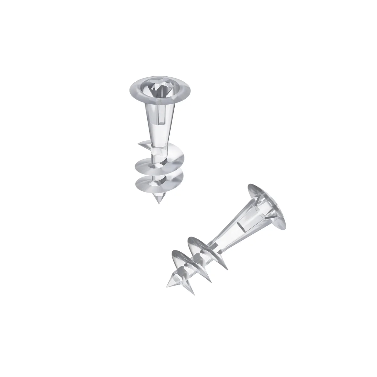 O‘zi rezba ochuvchi vint CB-SCREW, uzunligi 30 mm, rangi shaffof