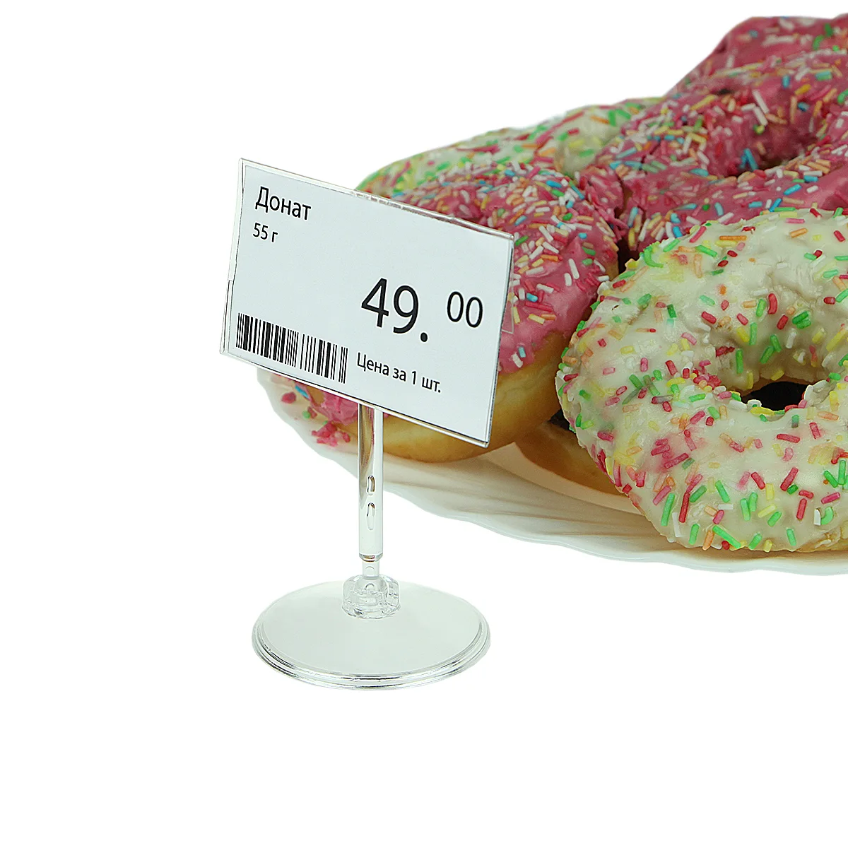 Ценникодержатель BASE CLIP 50мм с DELI-PRICER 70х40 мм — фото 3