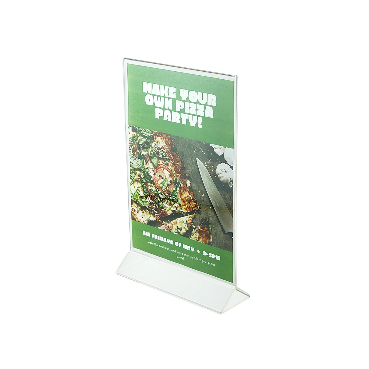ACR-MENU HOLDER A4 ikki tomonlama menyu tagligi (qadoqda 10 dona) — 2-surat