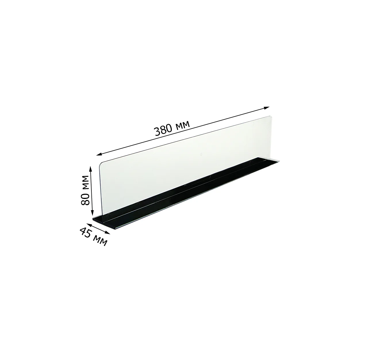 Ajratgich balandligi 80 mm DIVT-80-TM, uzunligi 380 mm, lenta bilan TM — 5-surat