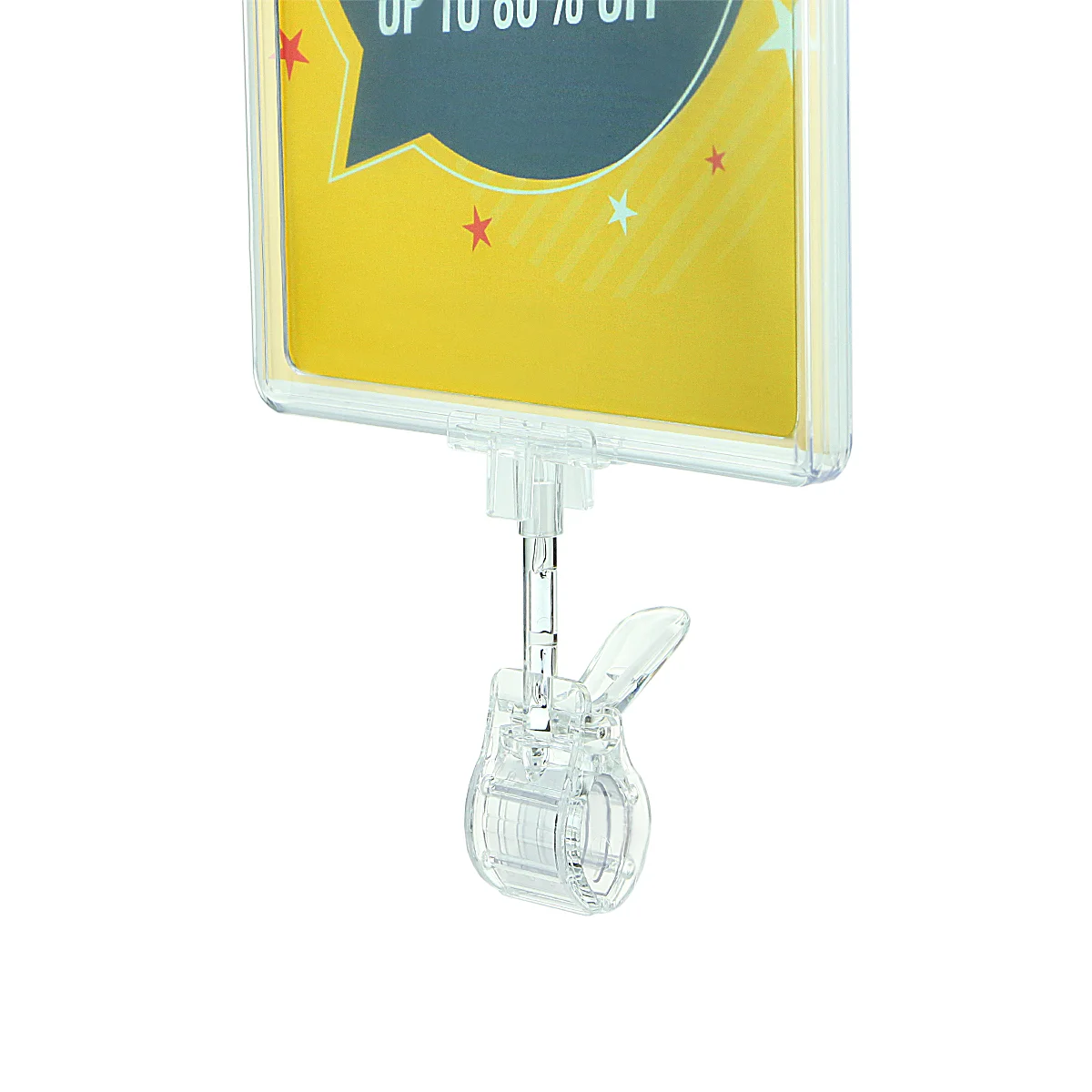 CLAMP-T axborot stendi to‘plami, PF-A4 ramkali, shaffof — 2-surat