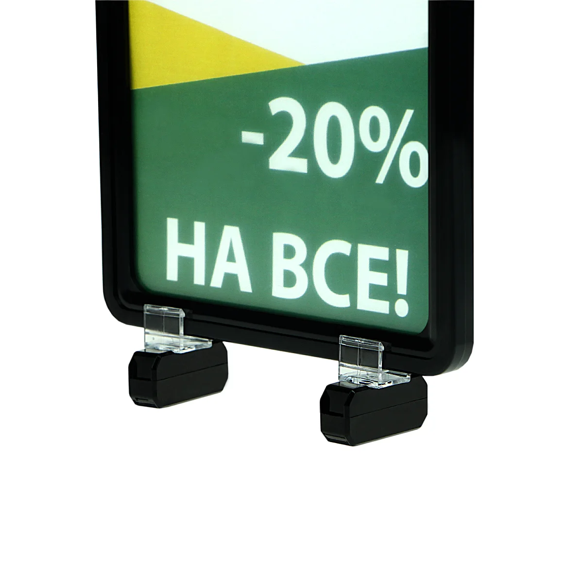 Стойка на магнитах MAGNET-MINI с рамкой PF-A5, цвет черный — фото 3