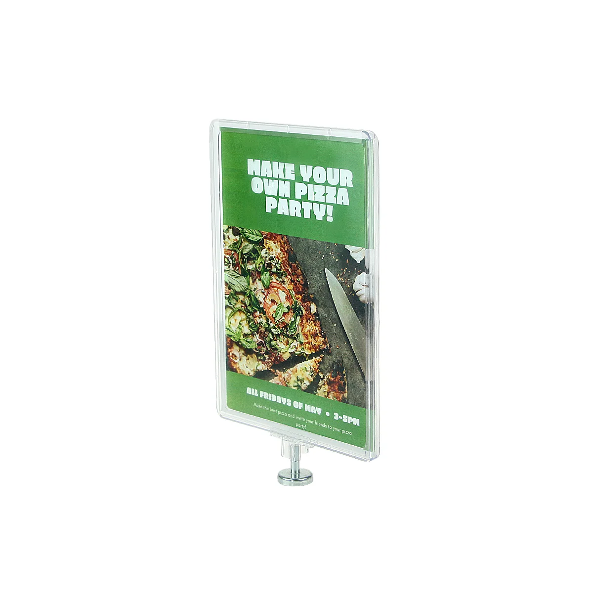 MAGNET-ROD axborot stendi to‘plami, PF-A4 ramkali, shaffof — 3-surat