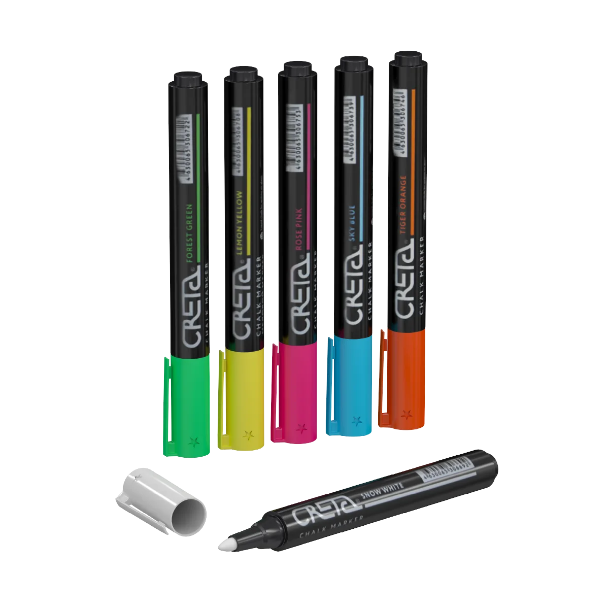 CRETA COLOUR MIX, 6 rangdagi bo‘r markerlari to‘plami — 2-surat