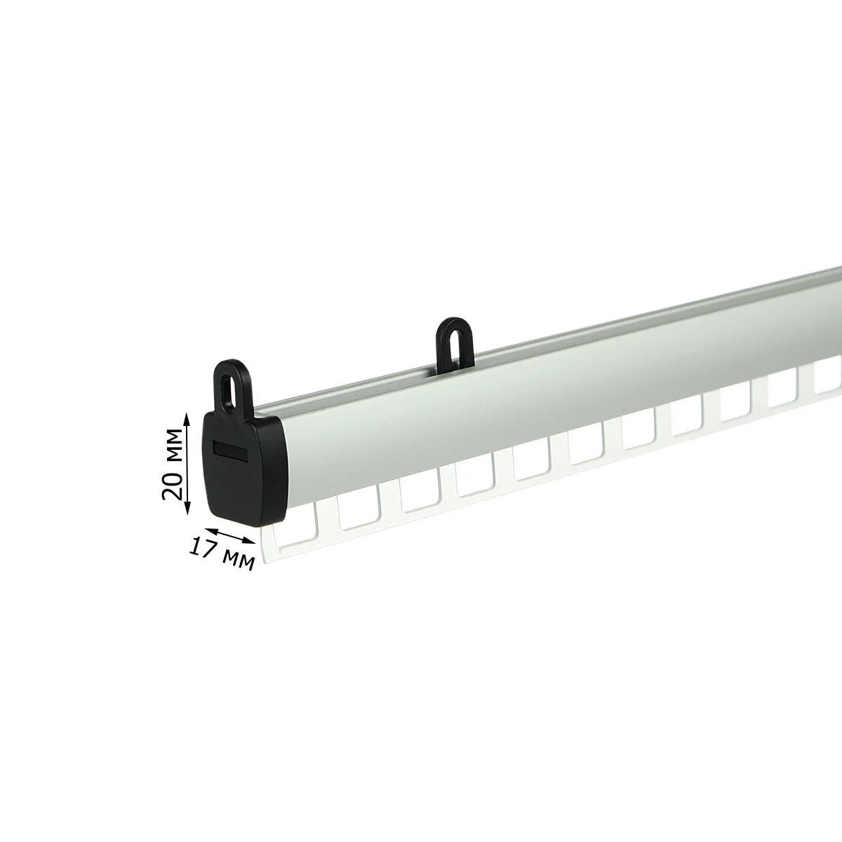 ECOTRACK-SET osma tizimi, 2000 mm, anodlangan — 3-surat