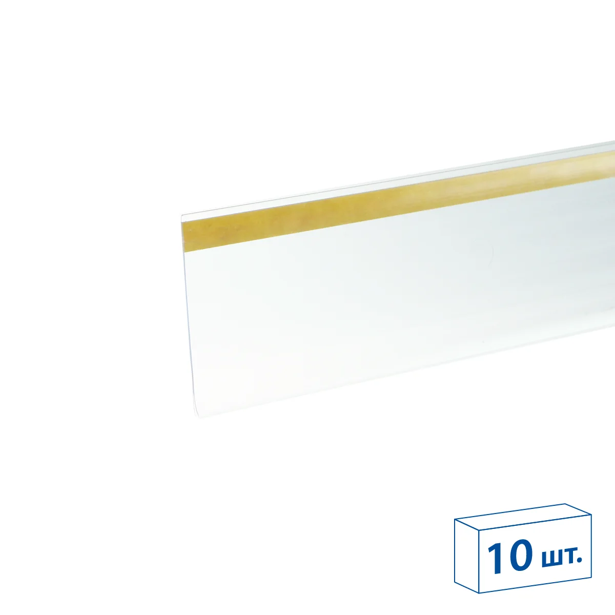 DBR60 narx yorlig‘i ushlagichi, shaffof, 1000 mm, qadoqda 10 dona — 1-surat