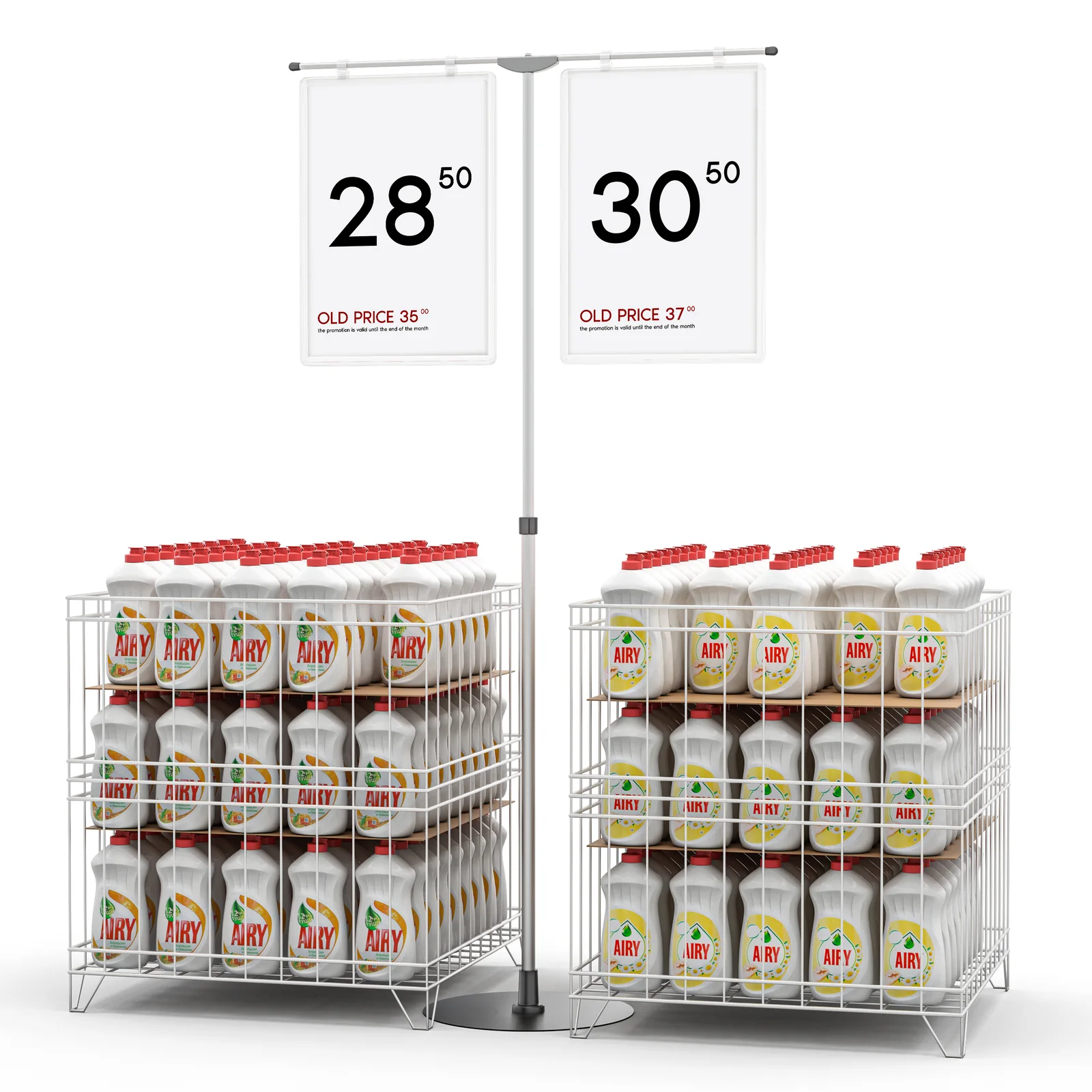 Teleskopik reklama stendi INFOSTAND-XL A3 Duo (qadoqda 10 dona) — 5-surat