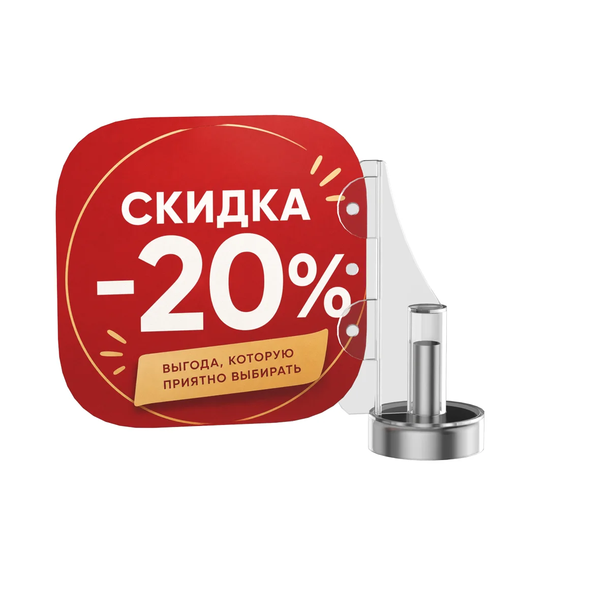 Magnetic Sign Clip magnitli shelftoker ushlagichi — 2-surat