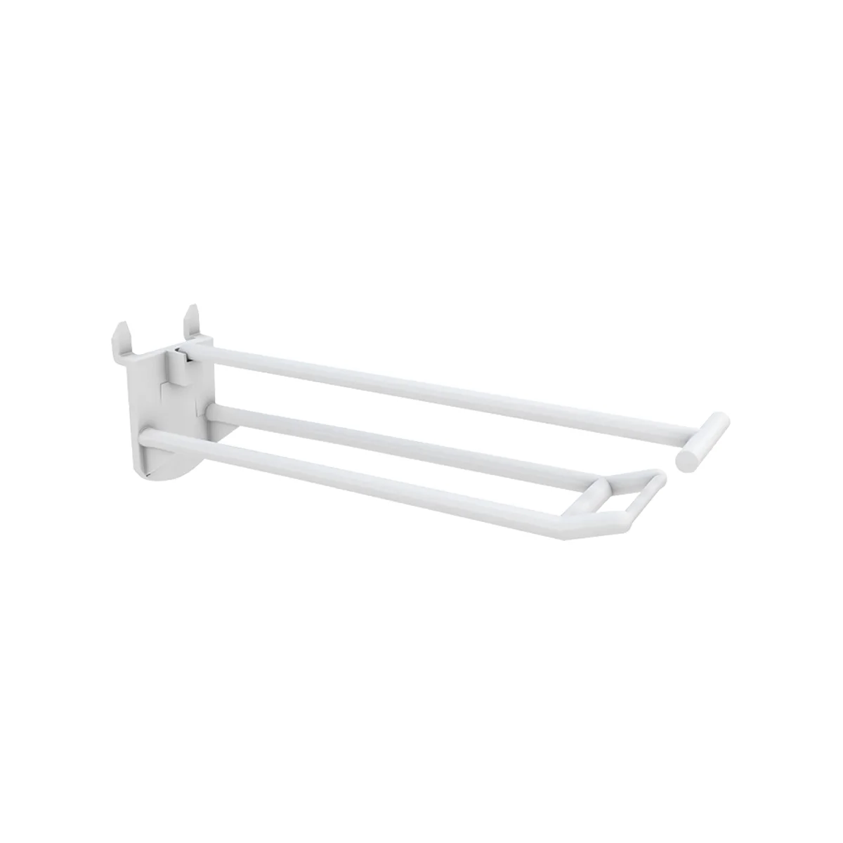 Крючок двойной DOUBLE HOOK-PH-CR–250, белый, в картон, длина 250 мм