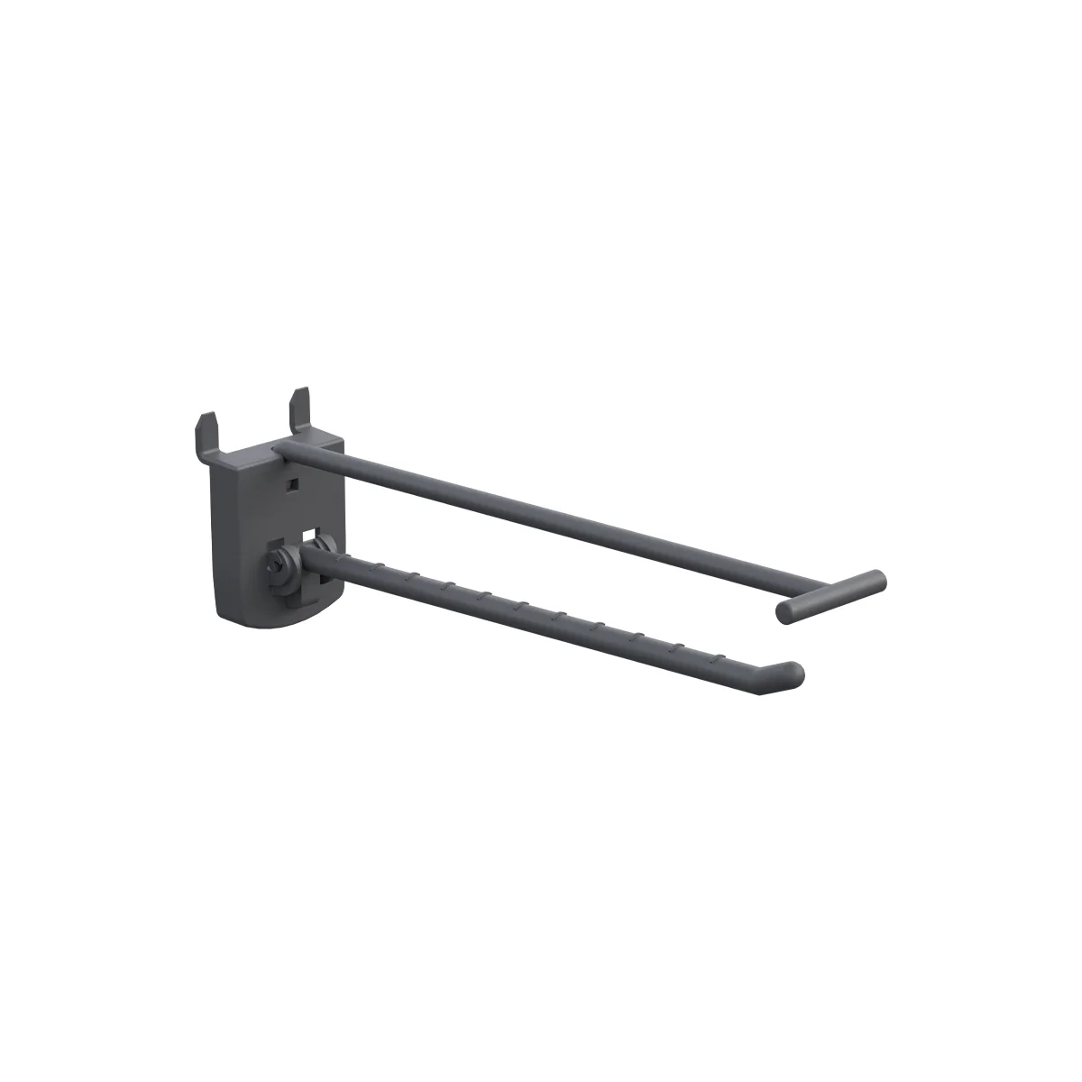 Yakka ilgak SINGLE HOOK-PH-CR-B-150 grafit rang, karton uchun, uzunligi 150 mm — 1-surat