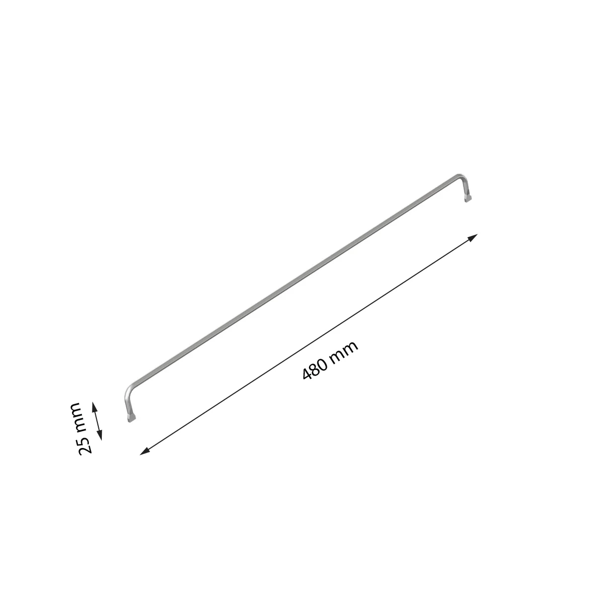MET-DIV25 metall ajratgich, 480 mm — 3-surat