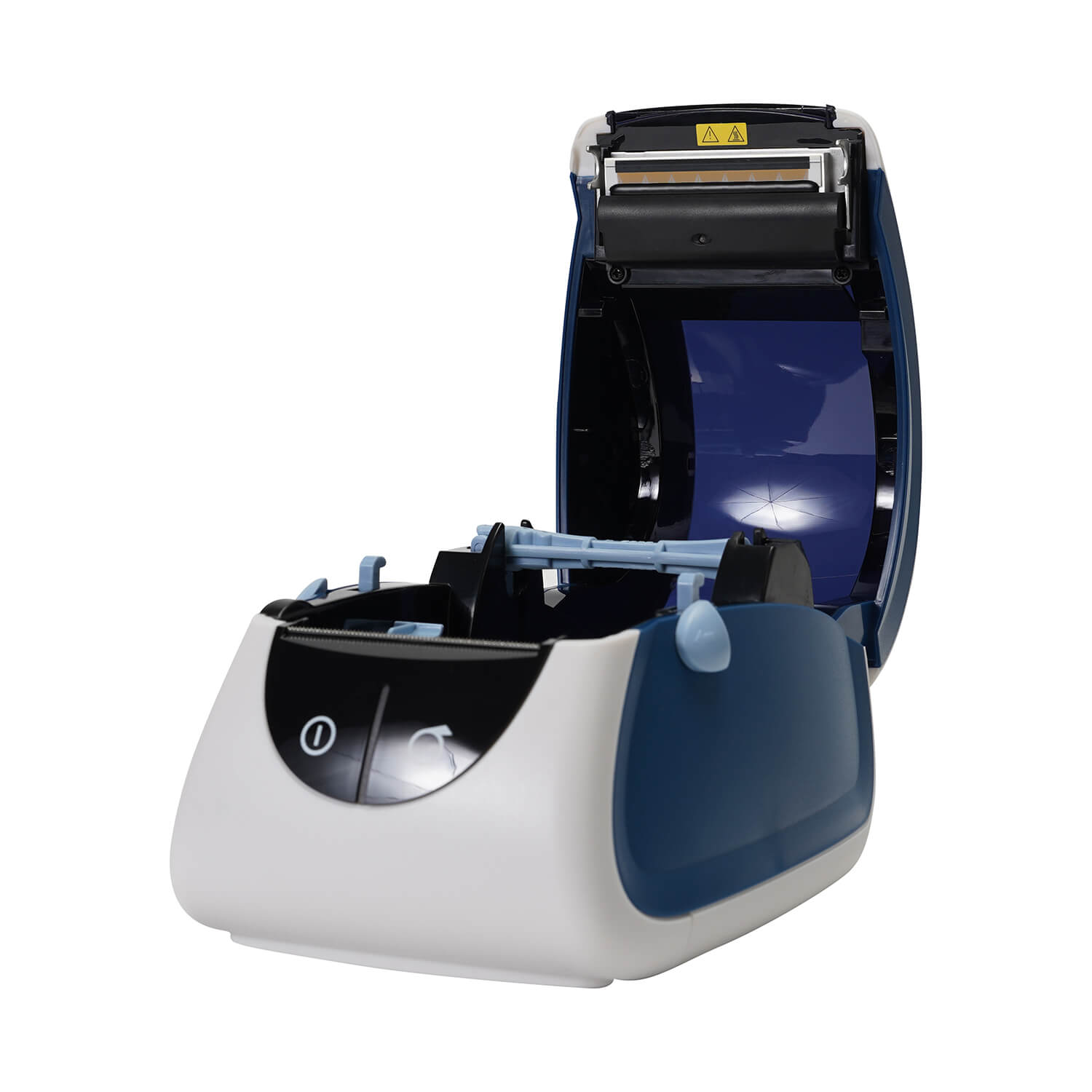 Термопринтер самоклеящихся этикеток MPRINT LP80 EVA RS232-USB White &amp;amp; blue