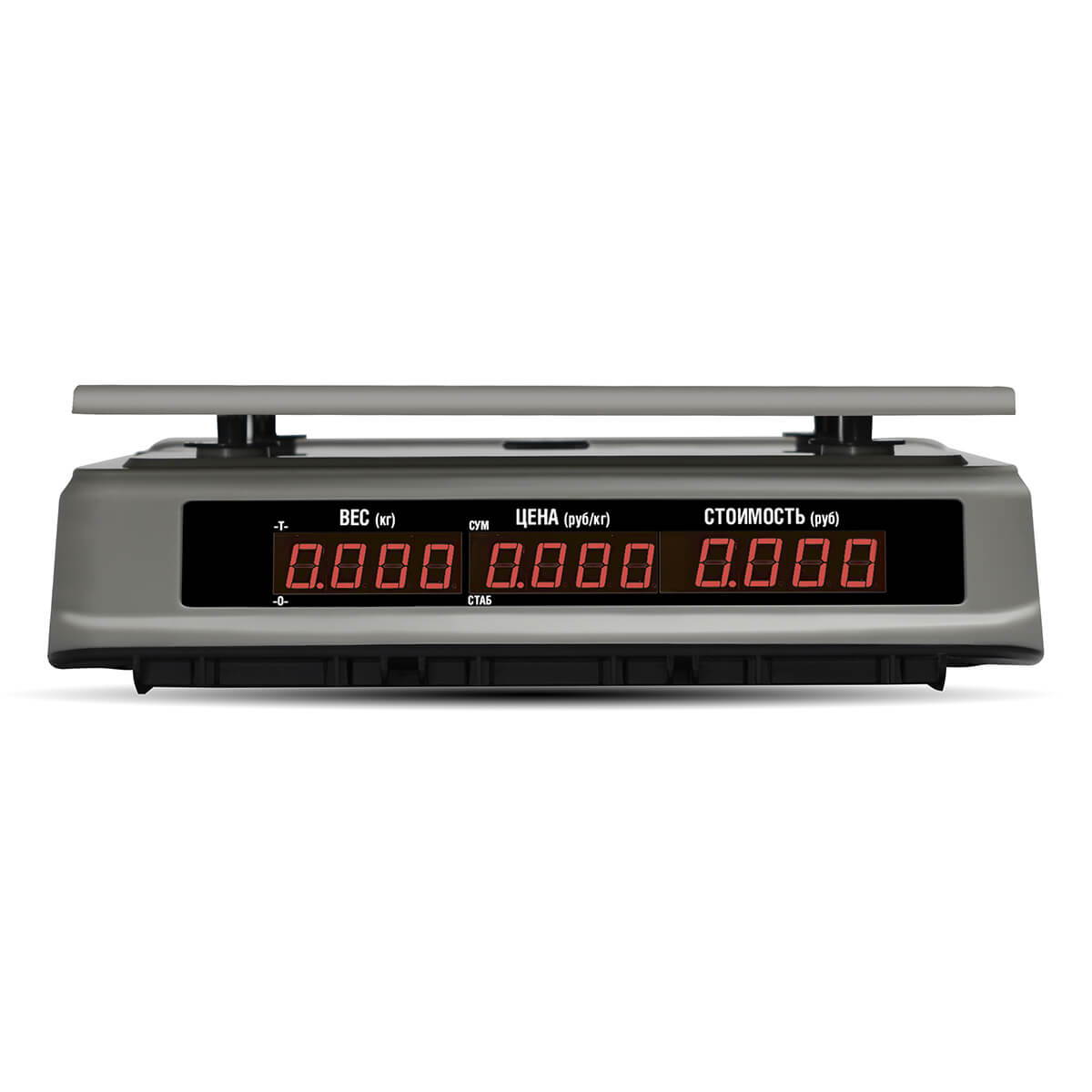 Торговые настольные весы M-ER 328 C-15.2 LED с RS-232 и USB без АКБ