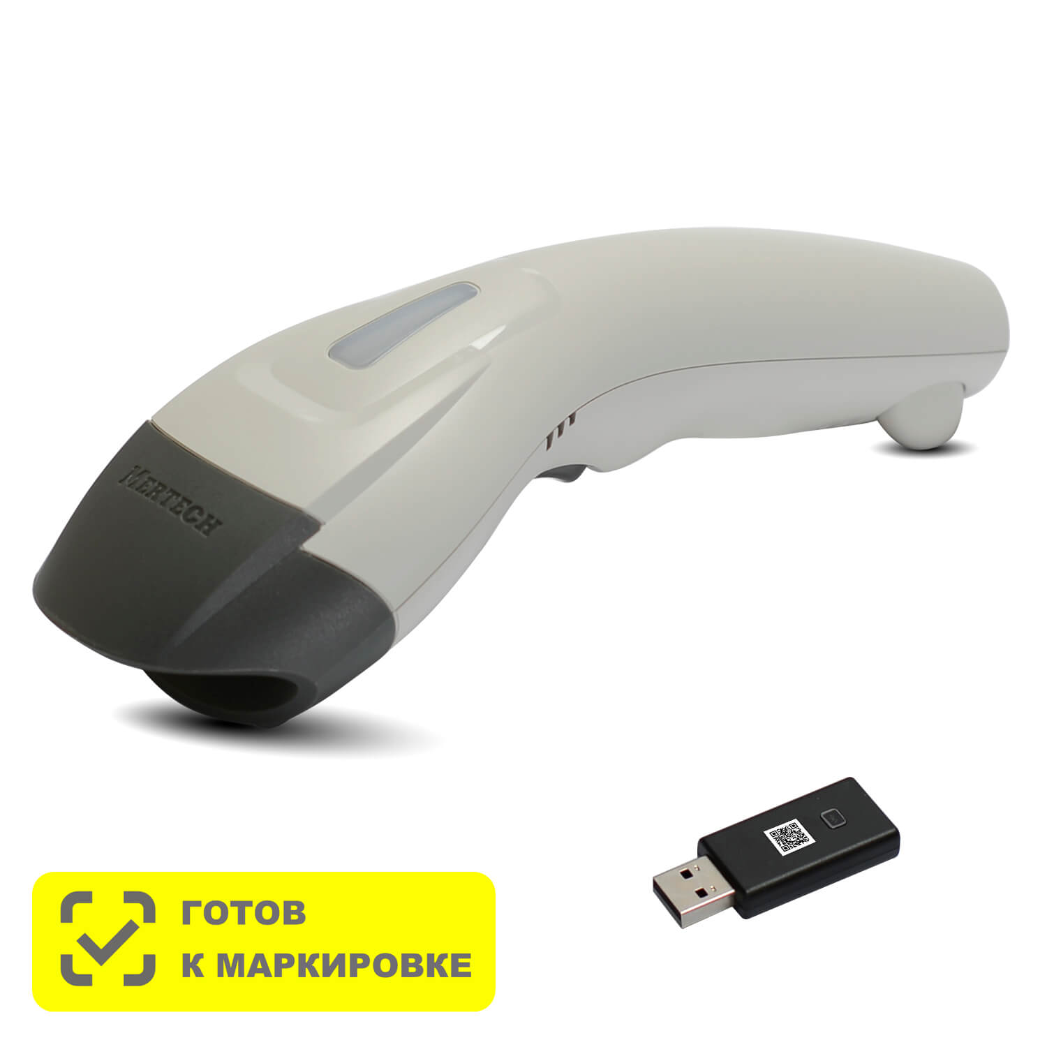 Simsiz shtrix-kod skaneri MERTECH CL-610 BLE Dongle P2D USB oq
