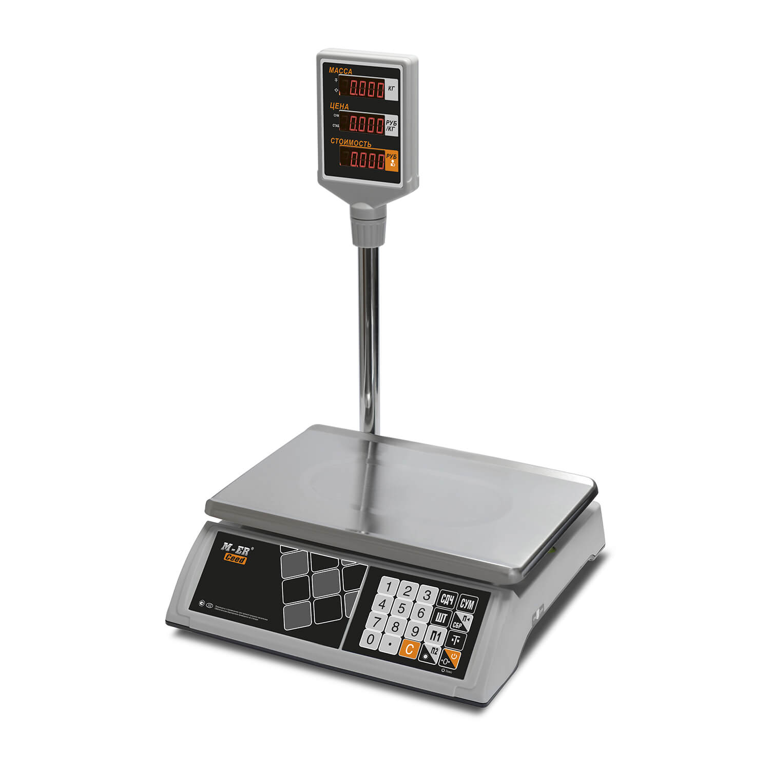 Tijoriy stol tarozilari M-ER 327 ACP-32.5 "Ceed" LED Oq